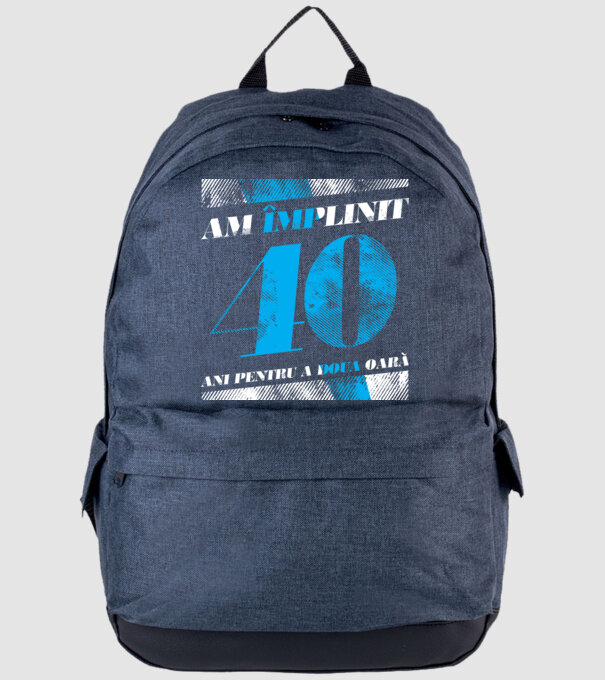 Am împlinit 40 ani pentru a doua oară model albastru jeanși pe tricou