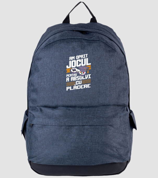Am oprit jocul absolvent negru model albastru jeanși pe tricou