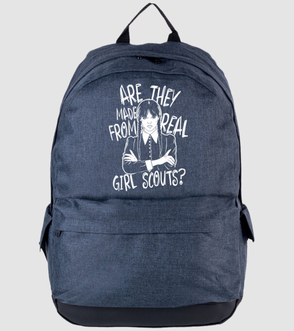 Are the made from real girl scouts model albastru jeanși pe tricou
