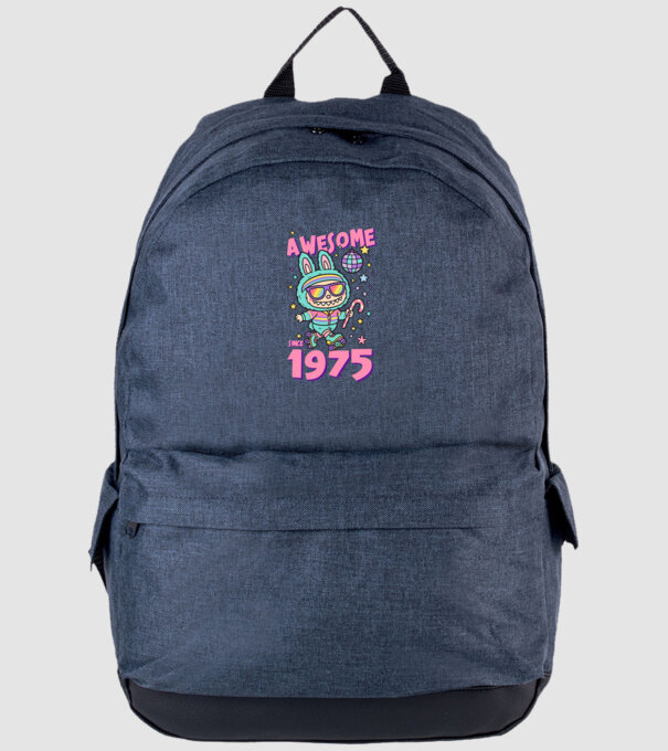 Awesome since 1975 - Labubu model albastru jeanși pe tricou