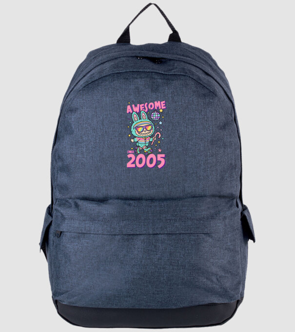 Awesome since 2005 - Labubu model albastru jeanși pe tricou