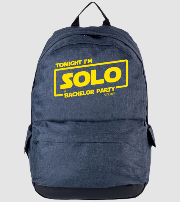 Bachelor Party Solo model albastru jeanși pe tricou