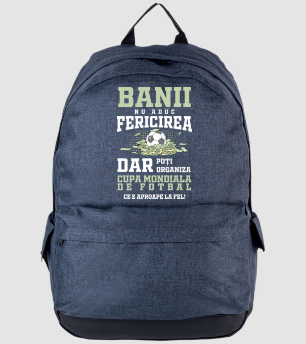 Banii nu aduc fericirea model albastru jeanși pe tricou