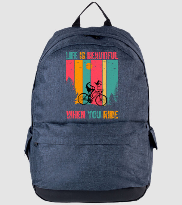 Beautiful ride model albastru jeanși pe tricou