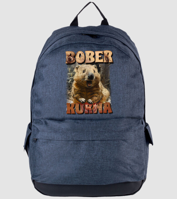 BOBER wombat model albastru jeanși pe tricou