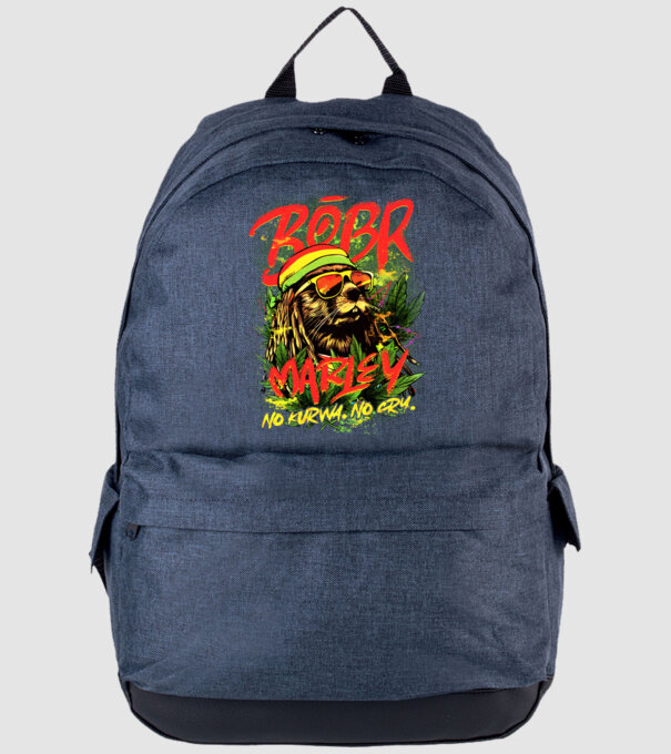 BÓBR MARLEY model albastru jeanși pe tricou
