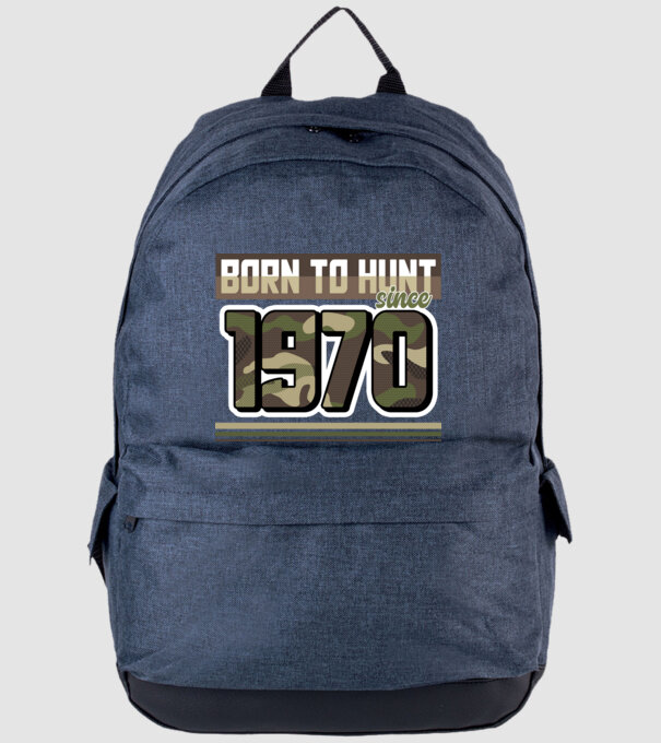 Born to hunt since 1970 model albastru jeanși pe tricou