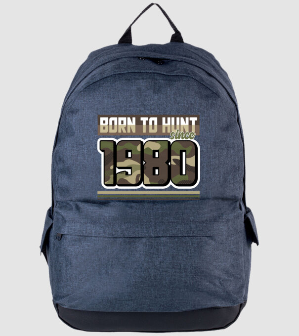 Born to hunt since 1980 model albastru jeanși pe tricou
