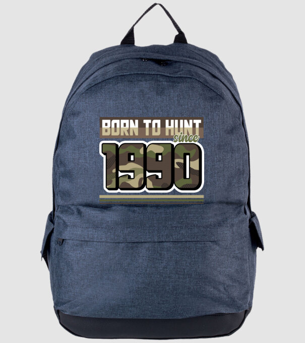 Born to hunt since 1990 model albastru jeanși pe tricou