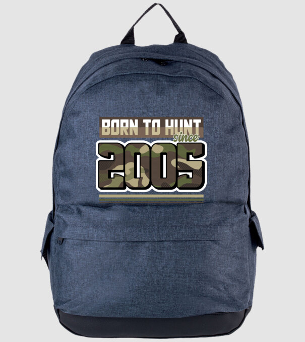 Born to hunt since 2005 model albastru jeanși pe tricou