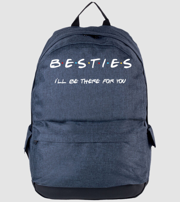 Bride Friends Besties model albastru jeanși pe tricou