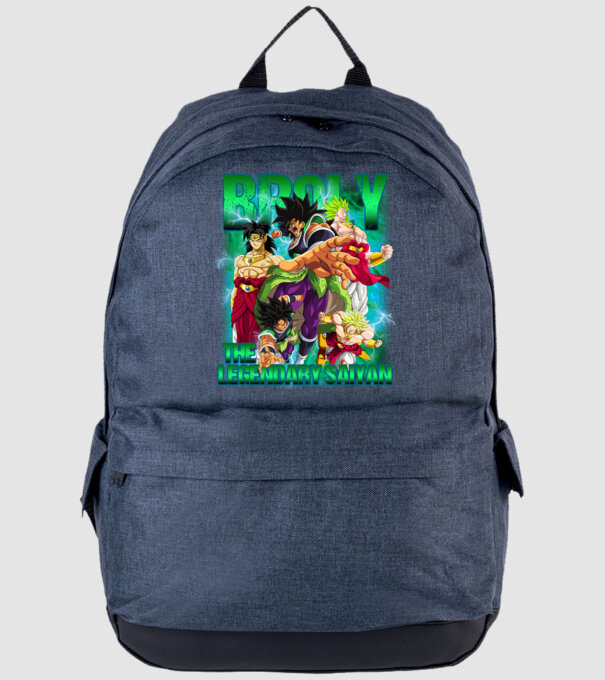 broly dragonball model albastru jeanși pe tricou