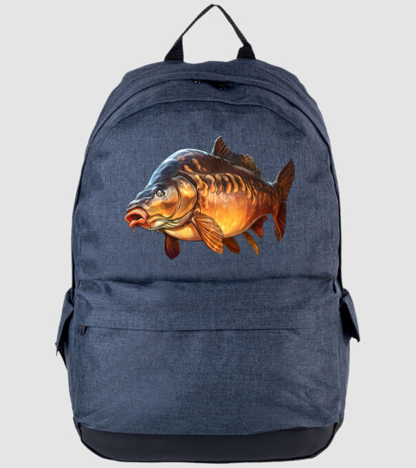 Carp model albastru jeanși pe tricou