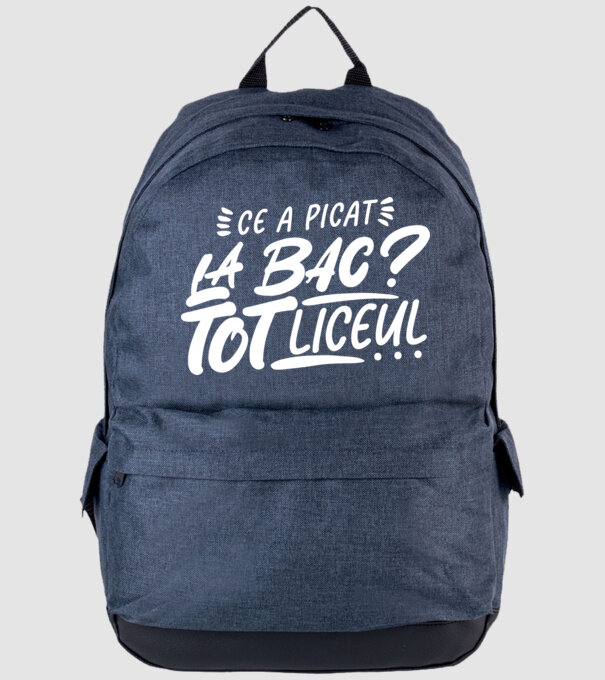 Ce a picat la bac model albastru jeanși pe tricou