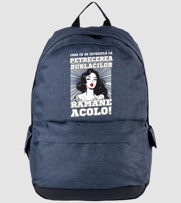 Ceea ce se întâmplă la petrecerea burlacilor rămâne acolo model albastru jeanși pe tricou