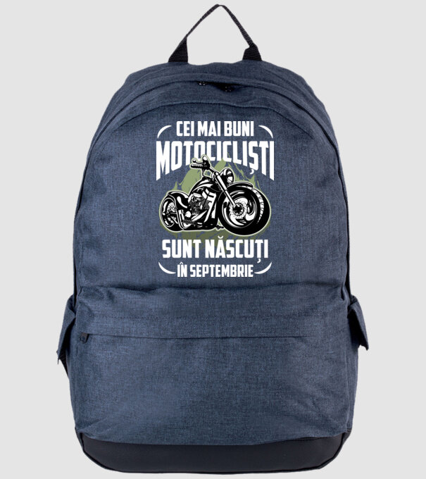 Cei mai buni motocicliști sunt născuți în Septembrie model albastru jeanși pe tricou