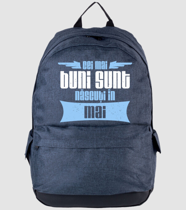 Cei mai buni sunt născuți în mai model albastru jeanși pe tricou