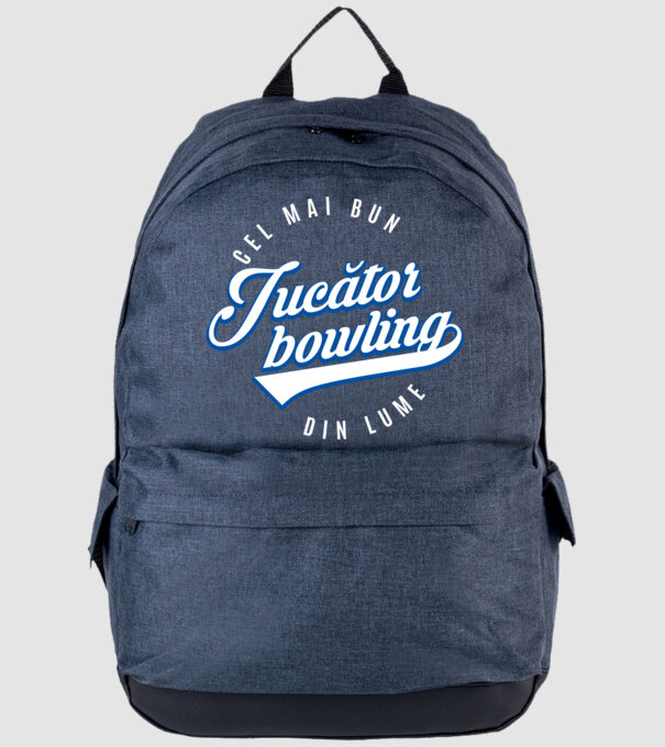 cel mai bun jucător bowling din lume model albastru jeanși pe tricou