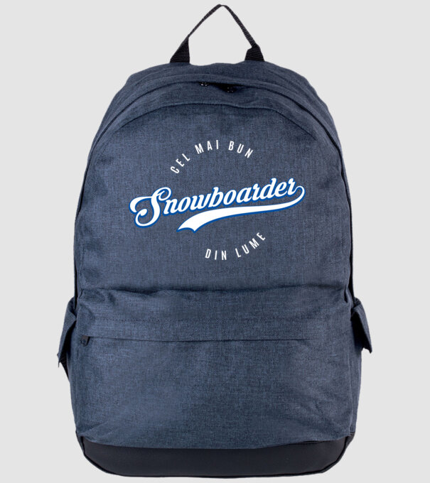 cel mai bun snowboarder din lume model albastru jeanși pe tricou