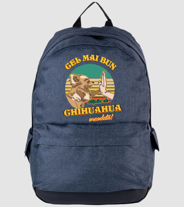 Cel mai bun stăpân de Chihuahua vreodată! model albastru jeanși pe tricou