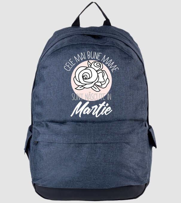 Cele mai bune mame sunt născute în Martie model albastru jeanși pe tricou