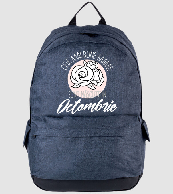 Cele mai bune mame sunt născute Octombrie model albastru jeanși pe tricou
