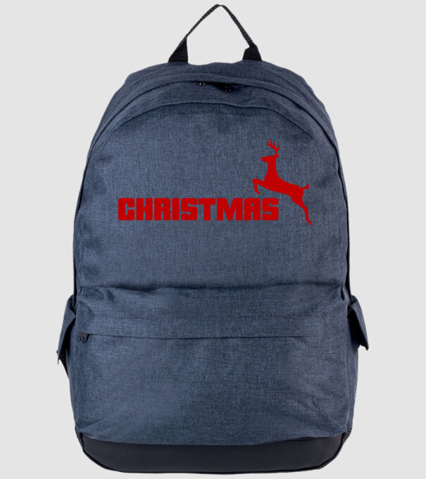 Christmas logo model albastru jeanși pe tricou
