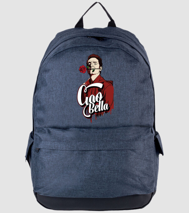 ciao bella berlin rose model albastru jeanși pe tricou