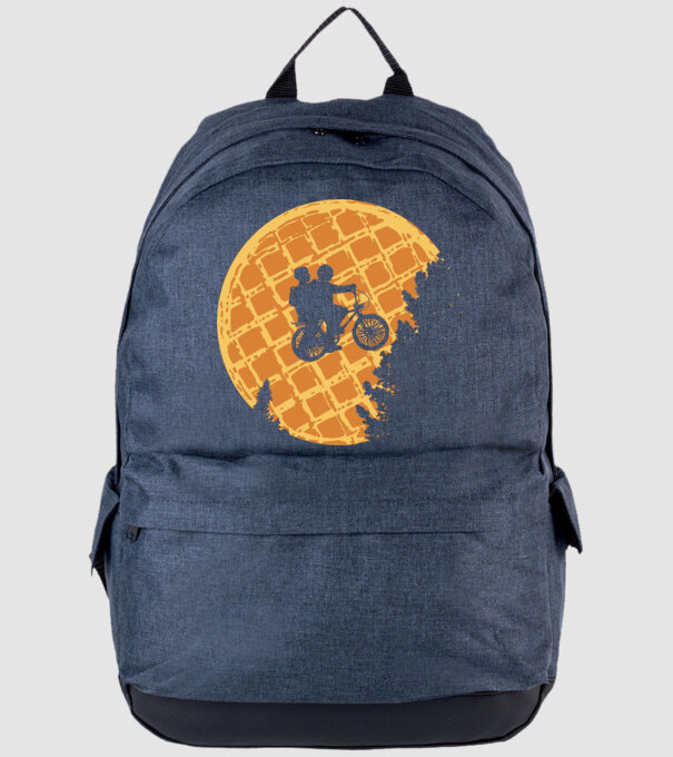 cookie moon stranger things model albastru jeanși pe tricou