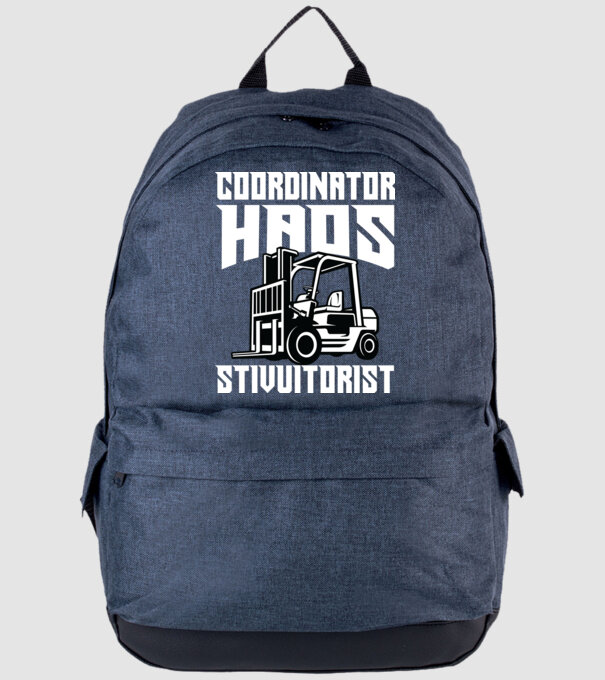 coordonator stivuitorist haos model albastru jeanși pe tricou