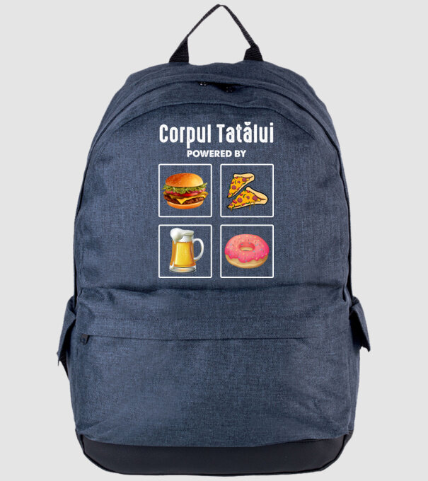 Corpul Tatălui model albastru jeanși pe tricou
