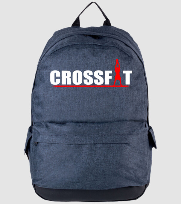 Crossfit model albastru jeanși pe tricou