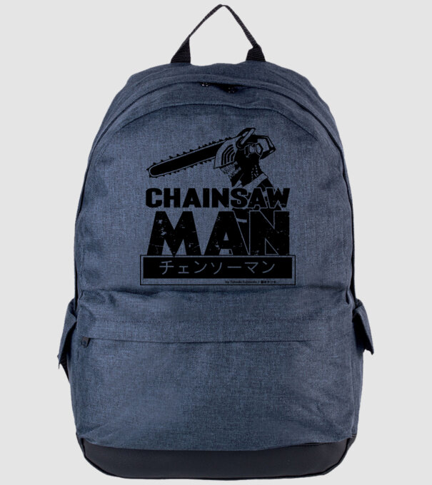 CSM - Chainsaw Man model albastru jeanși pe tricou
