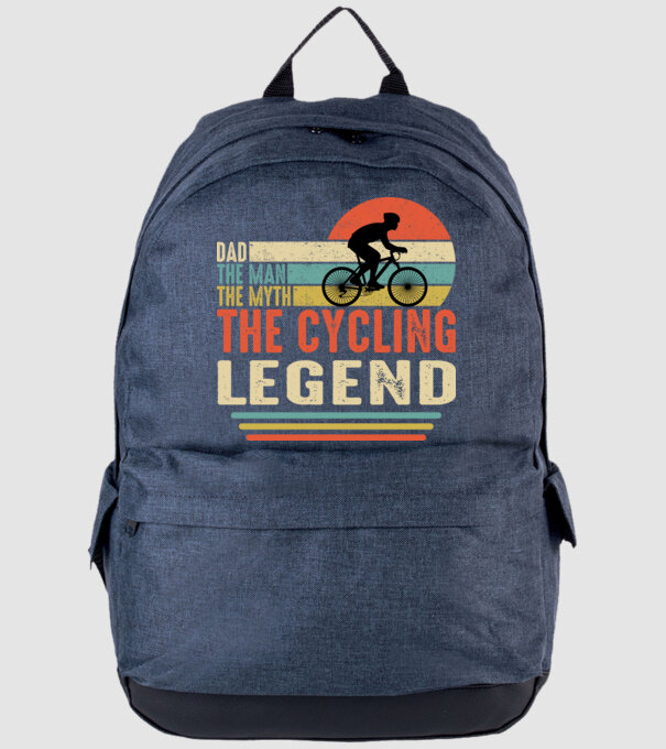 Dad the man, the myth, the cycling legend model albastru jeanși pe tricou
