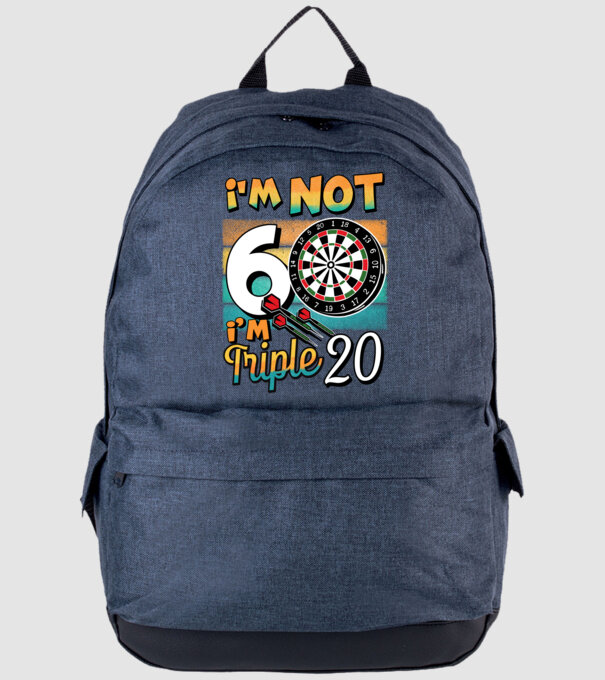 Darts Birthday 60 years old model albastru jeanși pe tricou