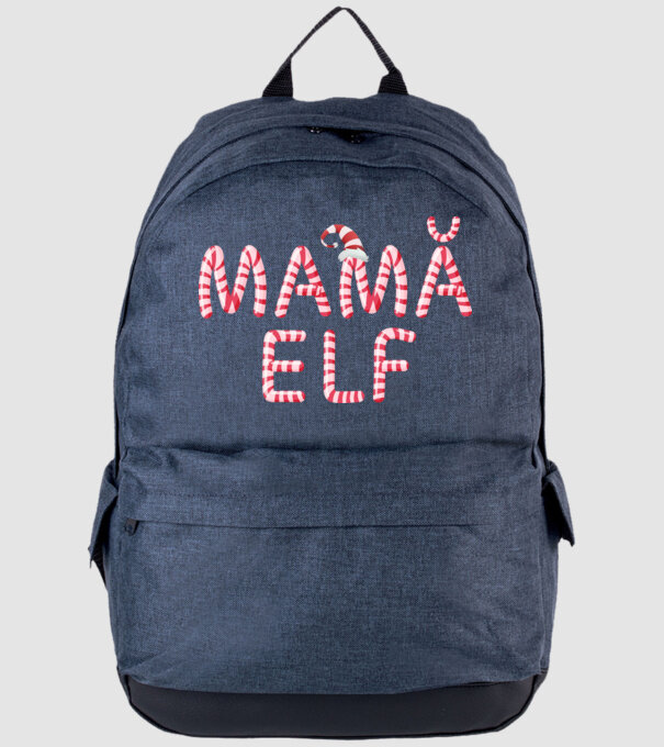 mamă elf model albastru jeanși pe tricou