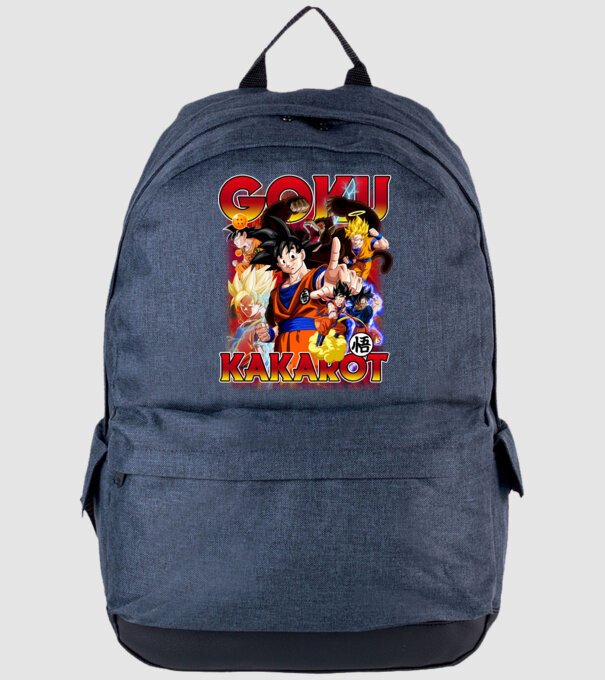 goku dragonball model albastru jeanși pe tricou