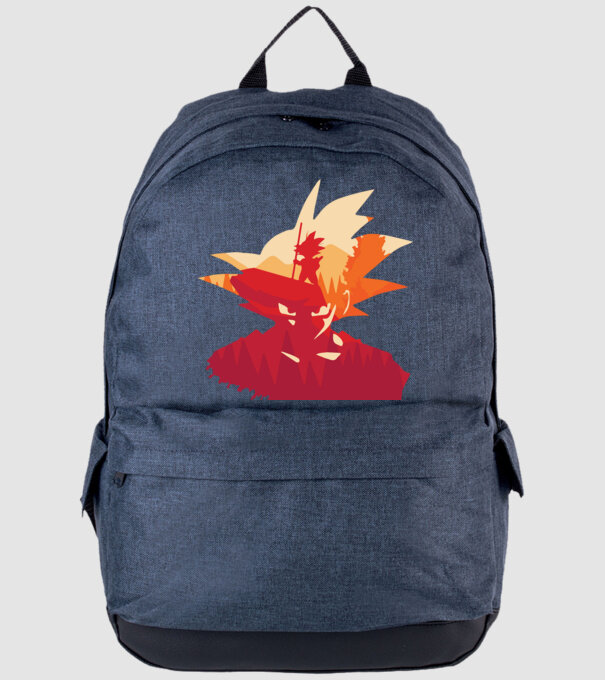 goku head model albastru jeanși pe tricou