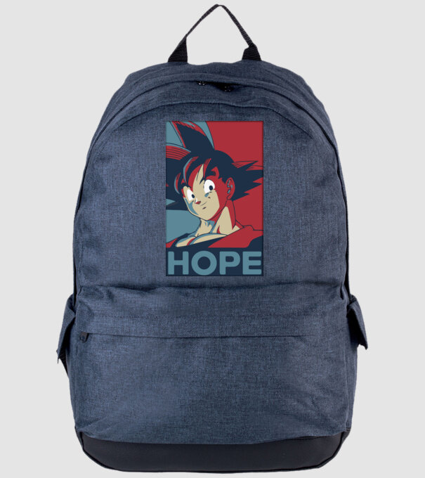 goku hope dragonball model albastru jeanși pe tricou