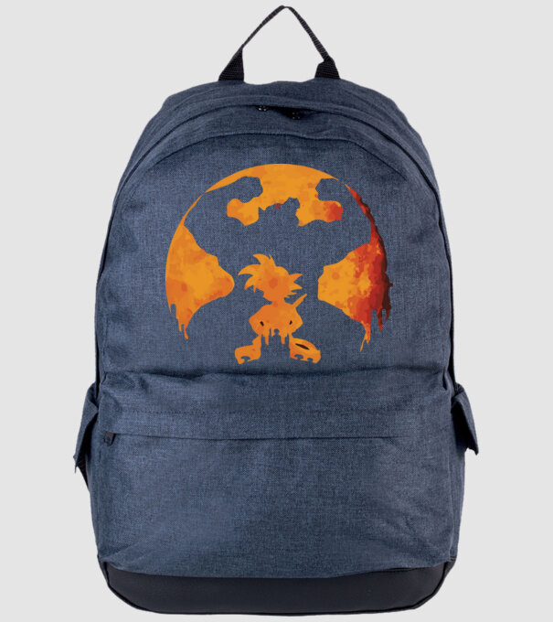 goku sunset model albastru jeanși pe tricou