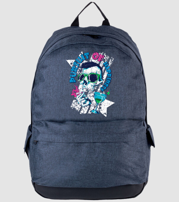 Graffiti model albastru jeanși pe tricou