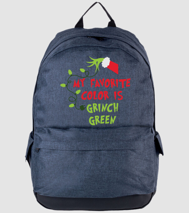Grinch Green model albastru jeanși pe tricou