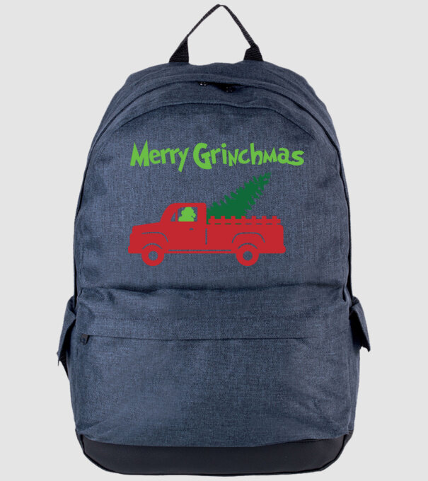 Grinchmas truck model albastru jeanși pe tricou