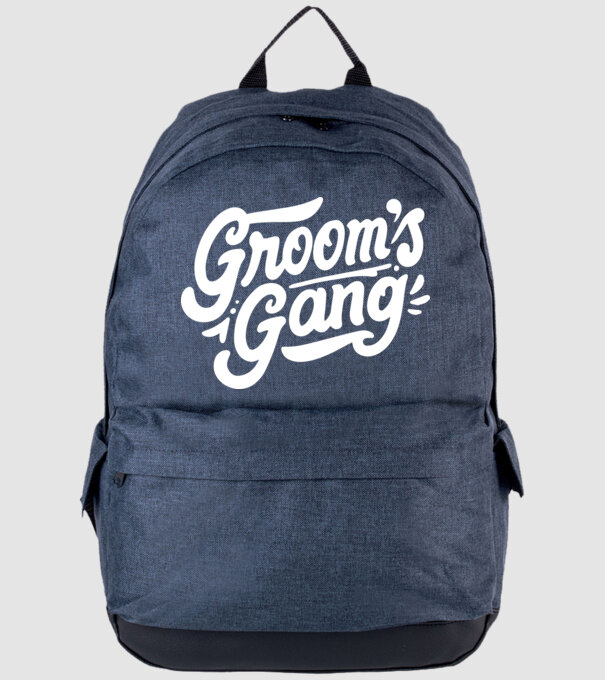 Grooms Gang model albastru jeanși pe tricou