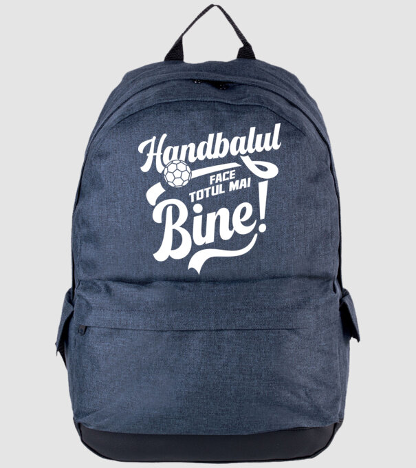 Handbalul face totul mai bine model albastru jeanși pe tricou