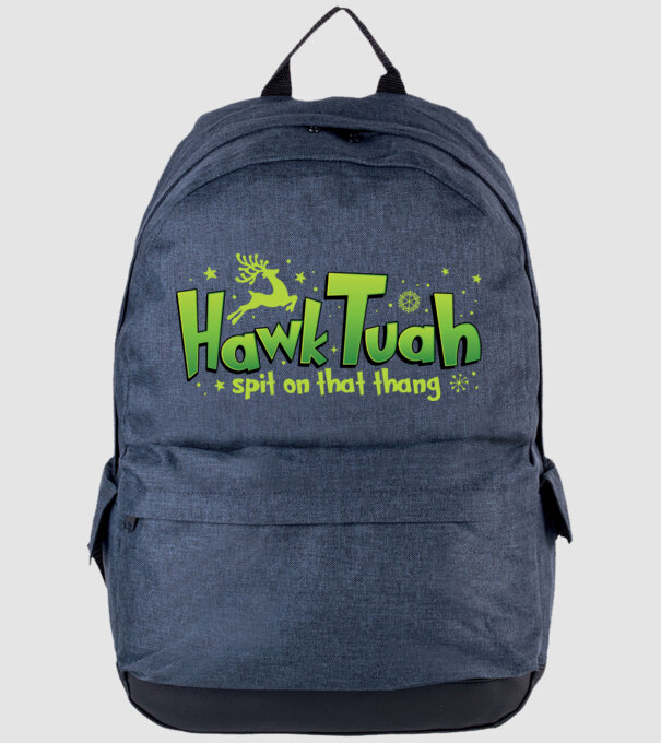 Hawk tuah xmas model albastru jeanși pe tricou