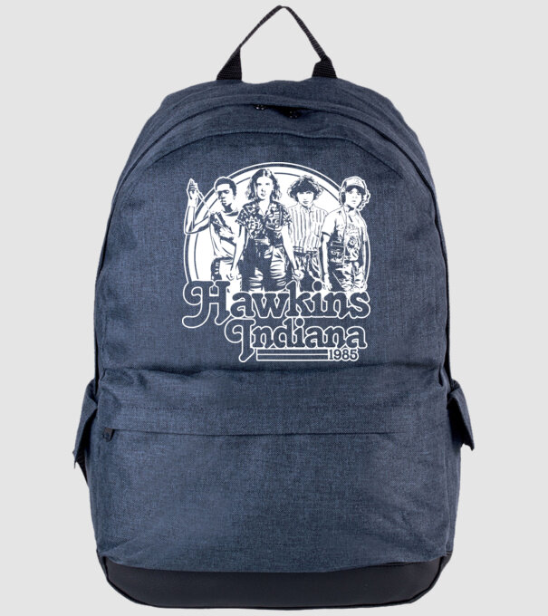 hawkins indiana stranger things2 model albastru jeanși pe tricou