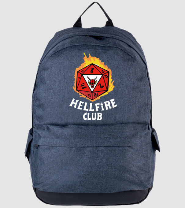 hellfire club roll dice model albastru jeanși pe tricou