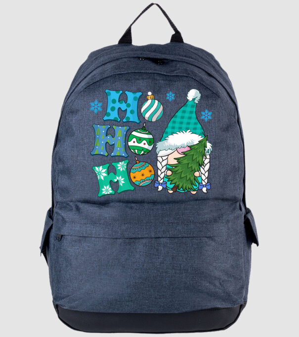 Ho-ho-ho gnome model albastru jeanși pe tricou