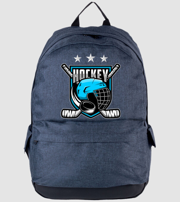 Hockey model albastru jeanși pe tricou